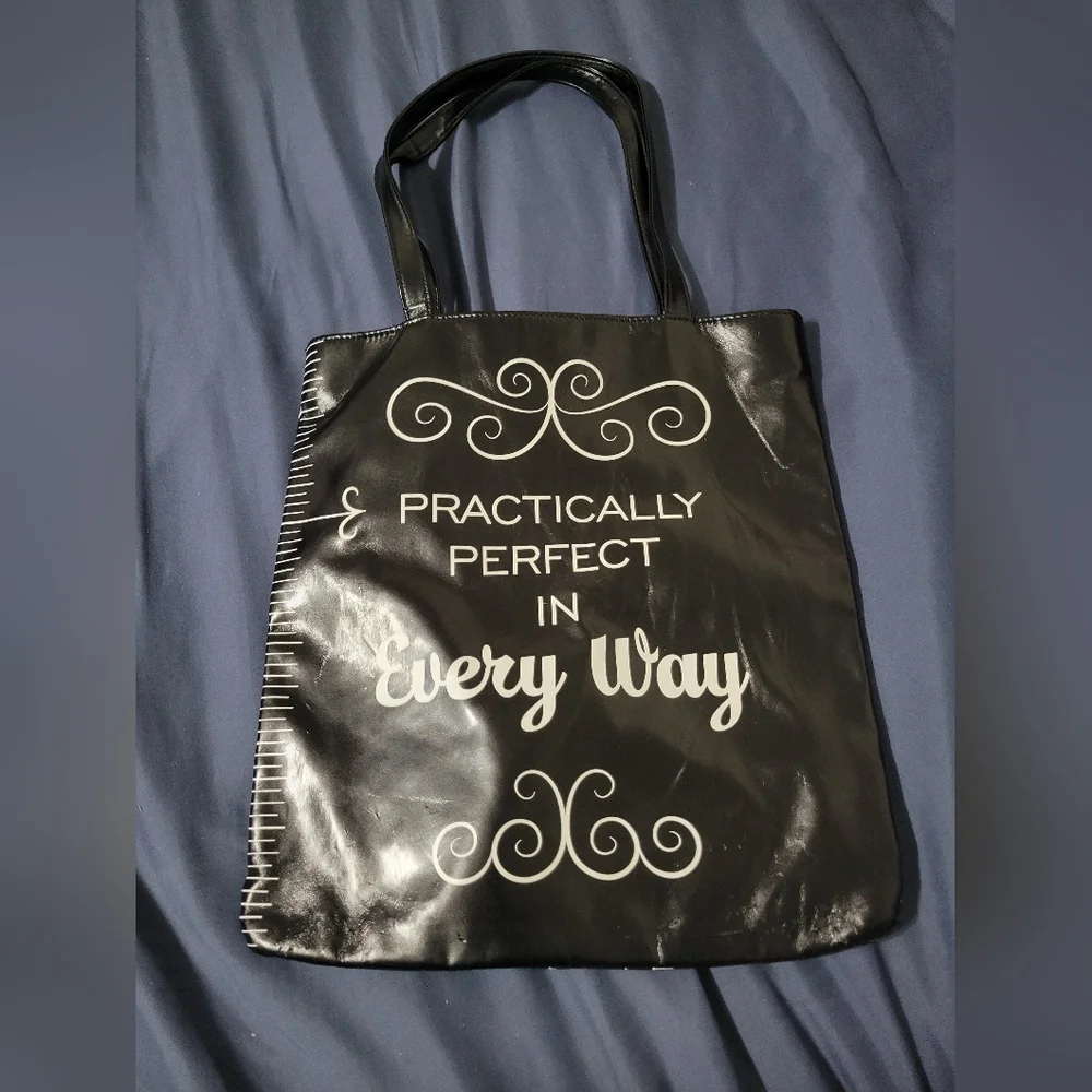 Disney Parks Mary Poppins Practically Perfect In Every Way Tote Bag 13